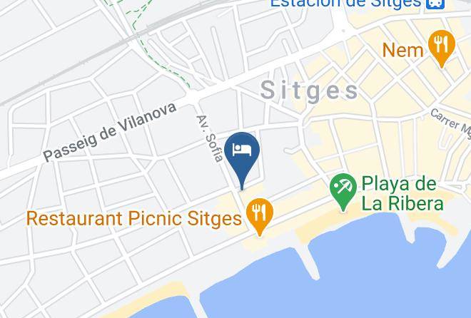 Barcelona - Hotel Mim Sitges Maps