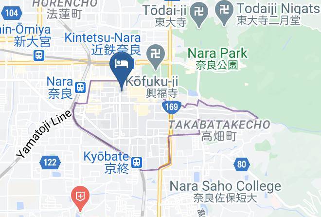Nara City - Hotel Mimatsu Maps