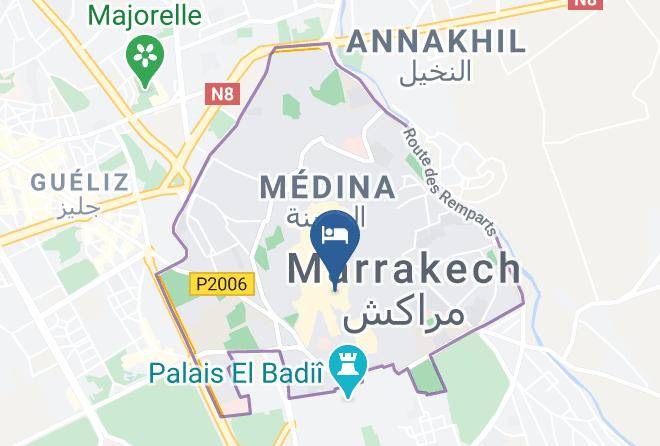Marrakesh - Hotel Mimosa Maps