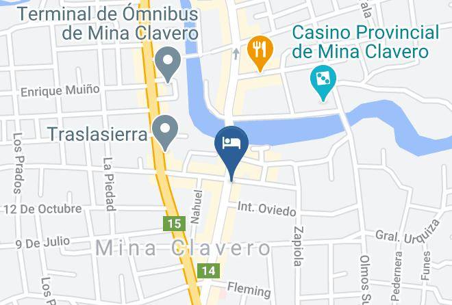San Alberto Department - Hotel Mina Clavero Maps