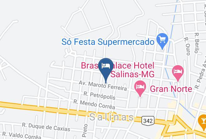 Salinas - Hotel Minas Brasil Maps