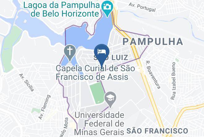 Belo Horizonte - Hotel Minas Pampulha Maps