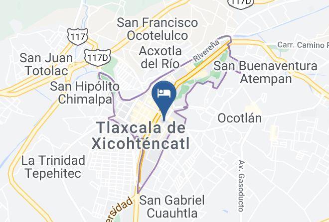 Tlaxcala De Xicohtencatl Tlaxcala Centro - Hotel Minatzin Maps