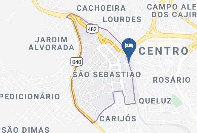 Conselheiro Lafaiete - Hotel Mineiro Maps