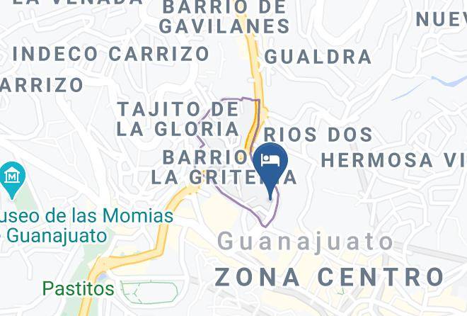 Guanajuato City Centre - Hotel Mineral De Rayas Maps