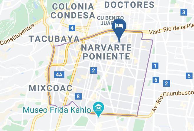 Benito Juarez - Hotel Minero Napoleon Maps