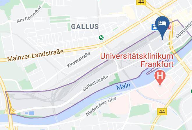 Frankfurt Am Main - Trip Inn Hotel Minerva Maps