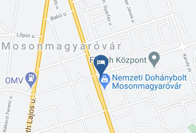 Mosonmagyarovar - Hotel Minerva Maps