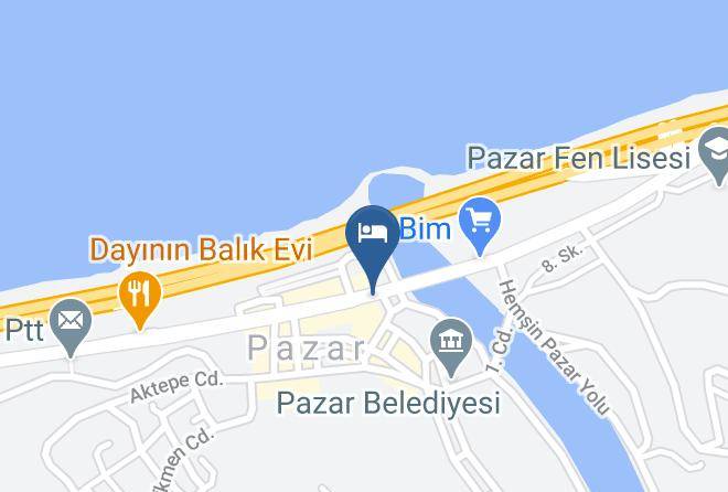 Pazar - Minerva Hotel Pazar Maps