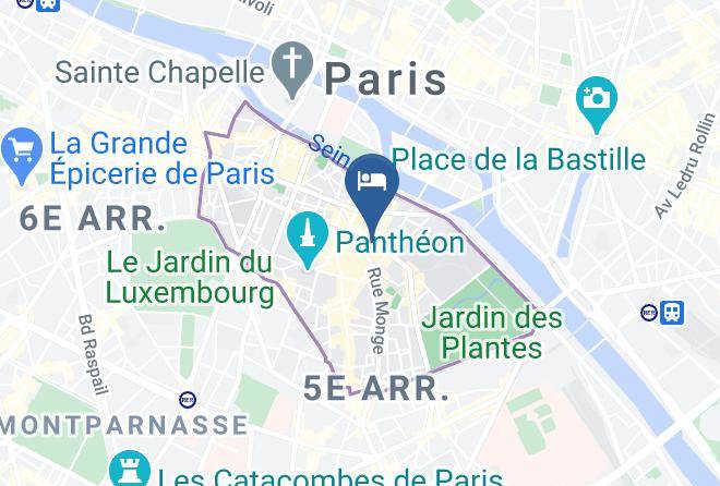 Paris - Hotel Minerve Maps