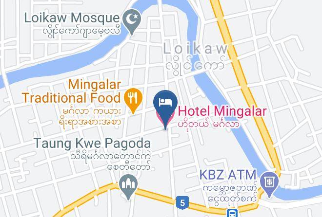 Loikaw - Hotel Mingalar Maps