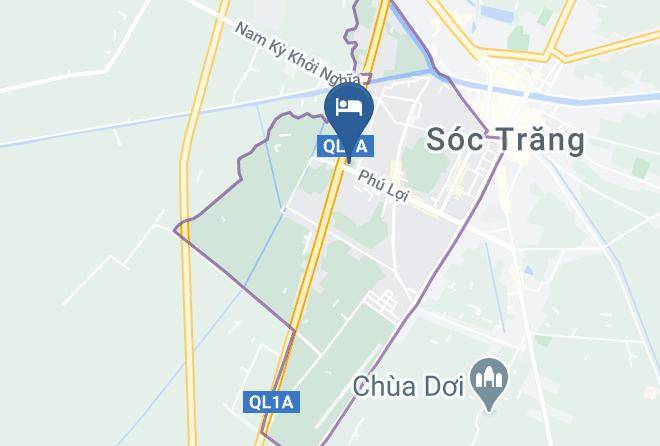 Soc Trang - Hotel Minh Phuong Maps
