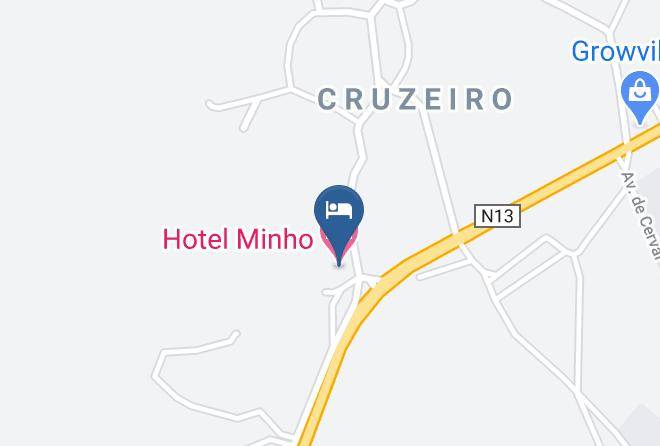 Vila Nova De Cerveira - Hotel Minho Maps