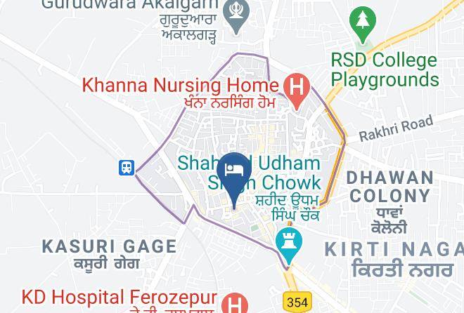 Firozepur - Hotel Mini Mehal Pvt Ltd Maps