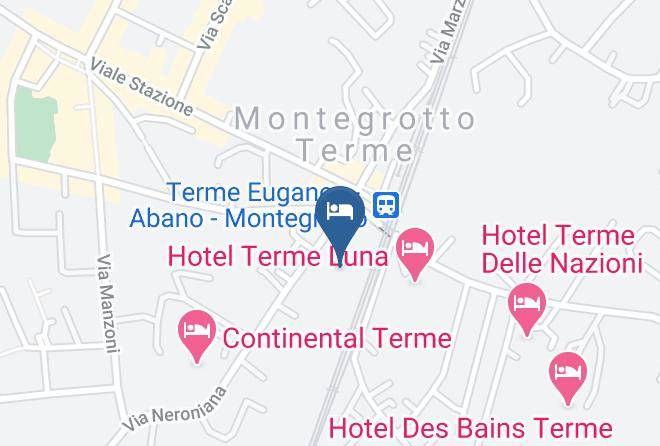 Padua - Hotel Mioni Royal San Montegrotto Terme Maps