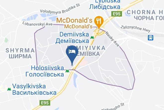 Kyiv - Hotel Mir Maps