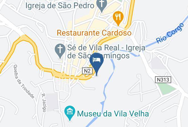 Vila Real - Hotel Mira Corgo Maps