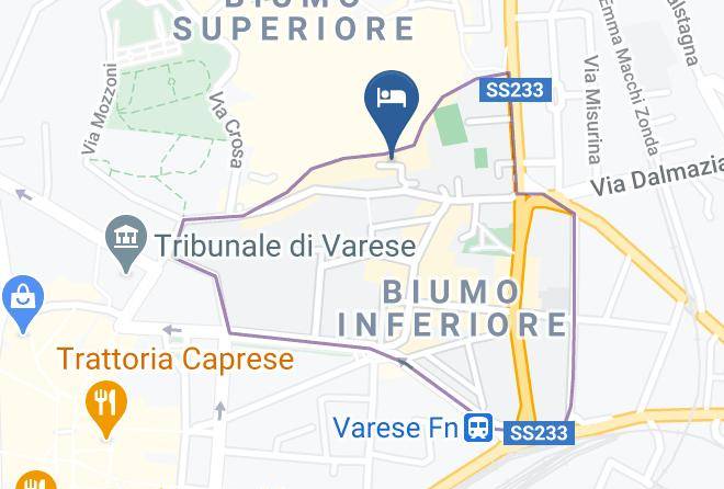 Varese - Hotel Mira Varese Maps