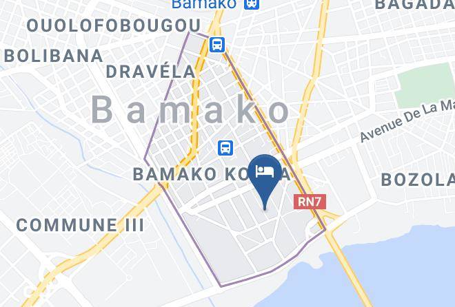 Bamako - Hotel Mirabeau Maps
