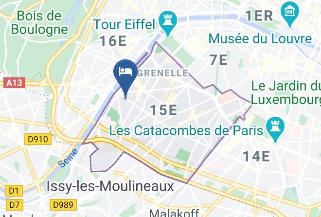 Hotel Mirabeau Eiffel Paris Map