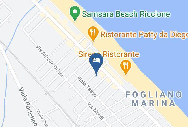 Rimini - Hotel Mirabella Riccione Maps