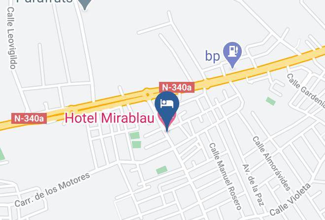 Almeria - Hotel Mirablau Maps