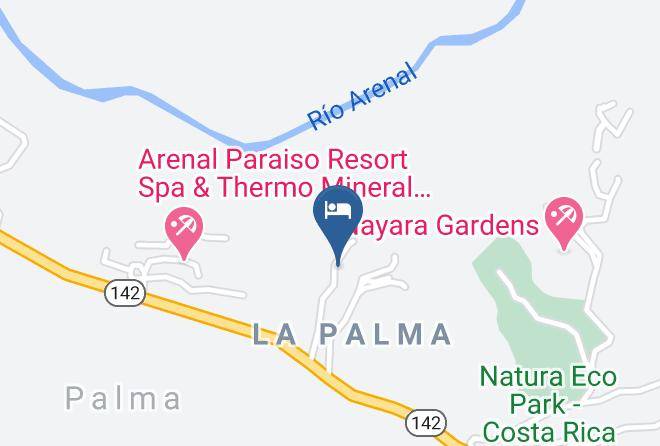 San Carlos - Hotel Miradas Arenal Maps