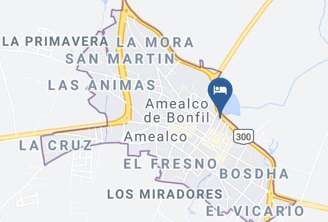 Hotel Mirador Amealco Mapa
 - Queretaro - Amealco De Bonfil Municipality