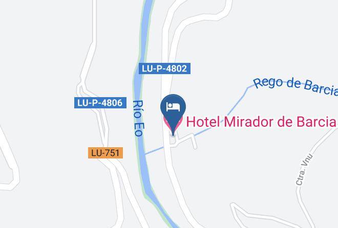 Lugo - Hotel Mirador De Barcia Maps