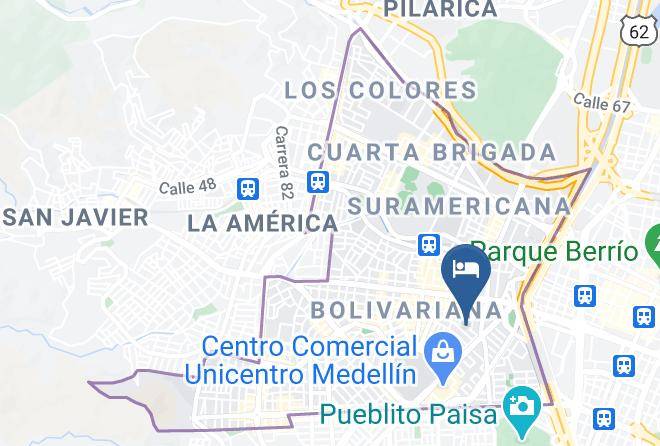 Medellin - Hotel Mirador De San Joaquin Maps