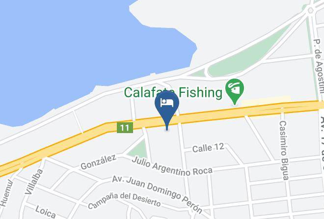 Lago Argentino - Hotel Mirador Del Lago Maps