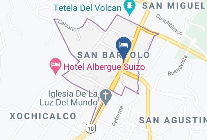 Tetela Del Volcan - Hotel Mirador Del Volcan Maps