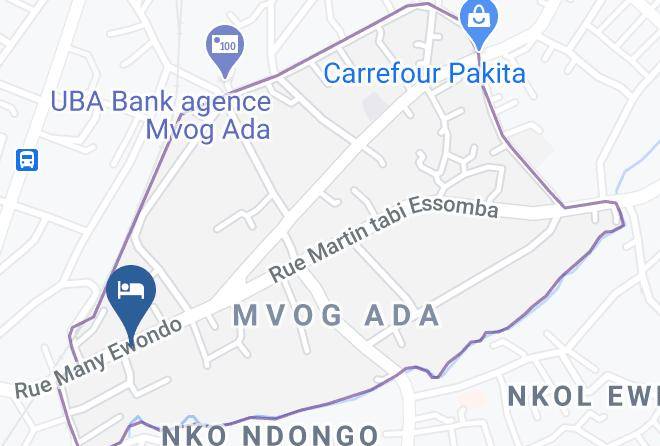 Hotel Mirador Map - Centre - Mfoundi