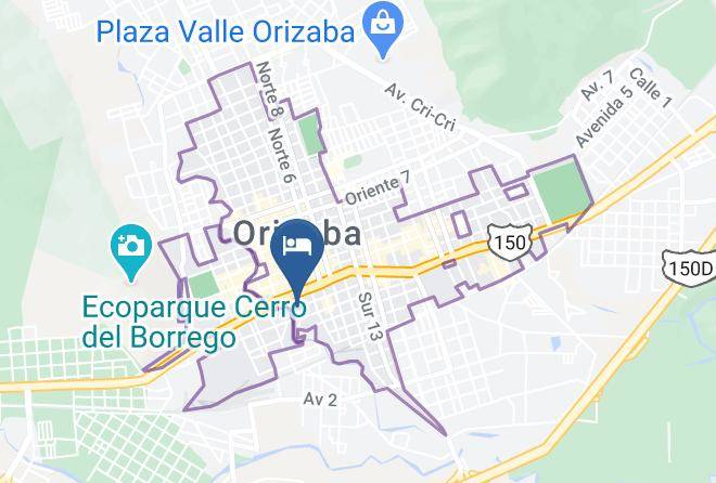 Orizaba - Hotel Mirador Maps