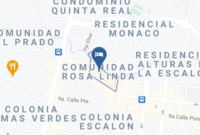 San Salvador - Hotel Mirador Plaza Maps