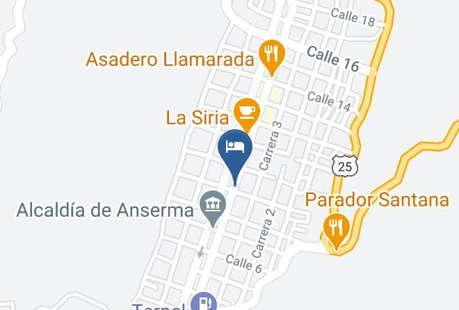 Anserma - Hotel Mirador Santana Maps