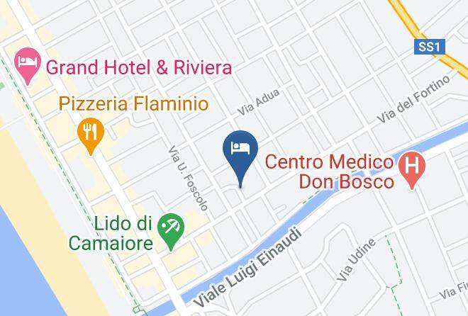 Lucca - Hotel Mirafiori Maps