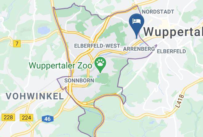 Wuppertal - Hotel Miraflores Maps