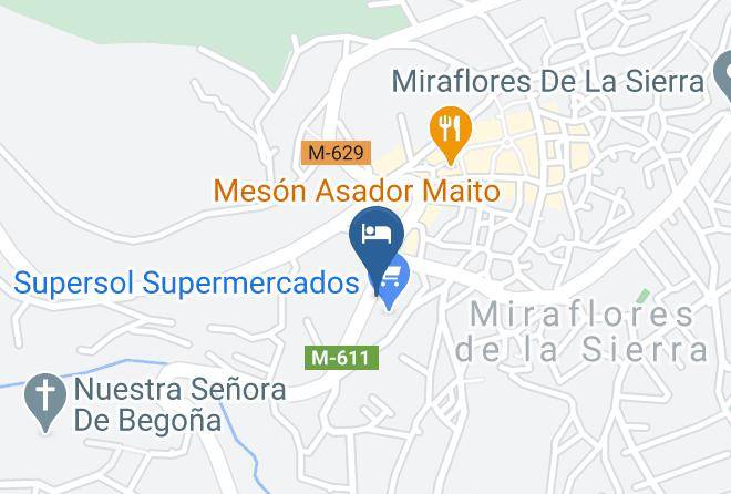 Madrid - Hotel Miraflores Maps