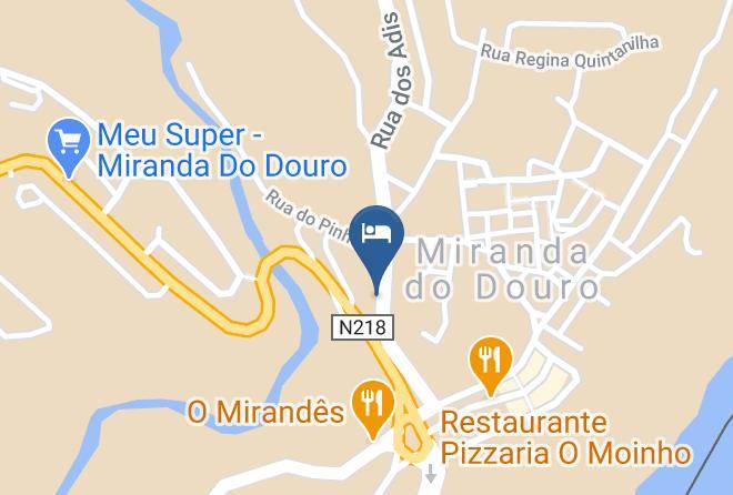 Miranda Do Douro - Hotel Mirafresno Lda Maps