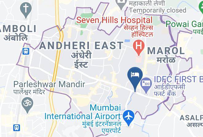 Mumbai - Mirage Hotel Maps