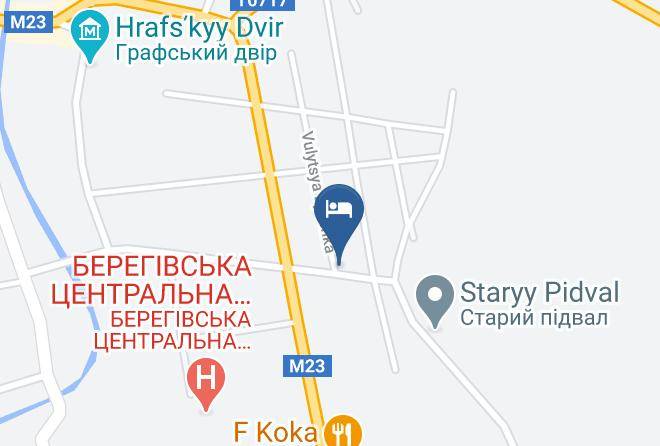 Berehove - Hotel Mirage Maps