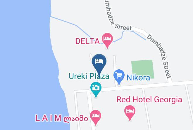 Georgia - Hotel Mirage Ureki Georgia Maps