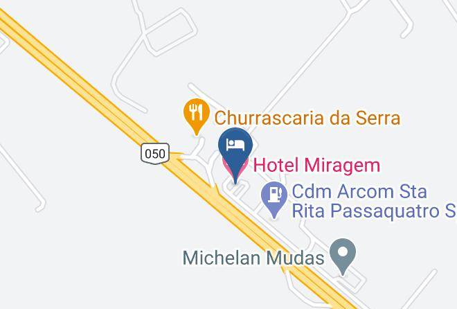 Santa Rita Do Passa Quatro - Hotel Miragem Maps