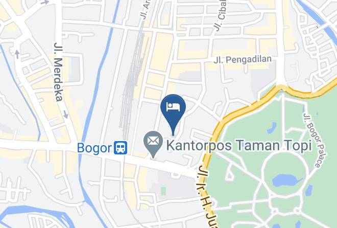 Kota Bogor - Hotel Mirah Sartika Maps
