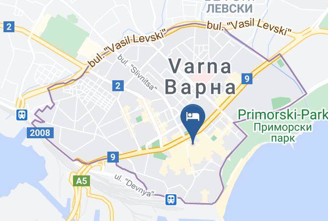 Varna - Hotel Miral Maps