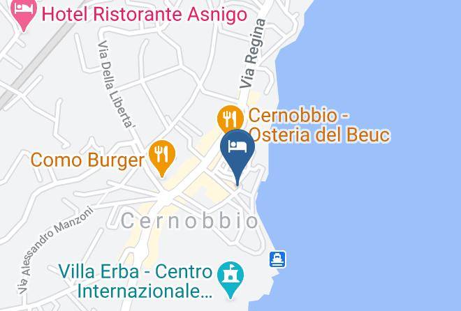 Como - Hotel Miralago Cernobbio Maps