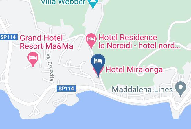 Sassari - Hotel Miralonga Maps
