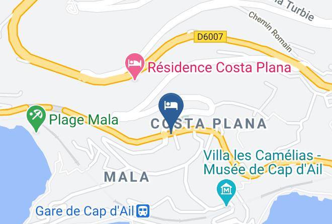 Maritime Alps - Hotel Miramar Cap D'ail Cote D'azur Maps