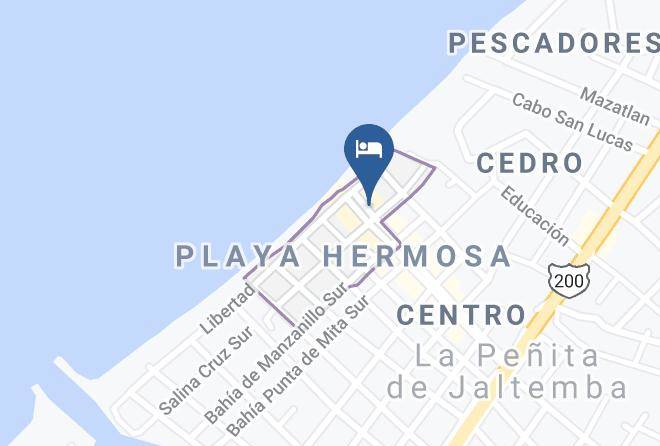 Compostela - Hotel Malecon Maps